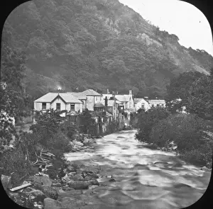 Scenery of Devon - Lynmouth from the bridge
