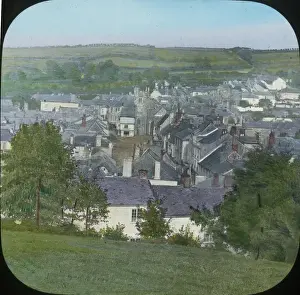 Scenery of Devon - Okchampton general view