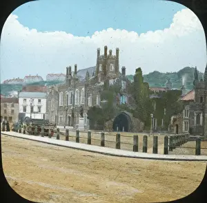 Scenery of Devon - Tavistock, the Abbey building