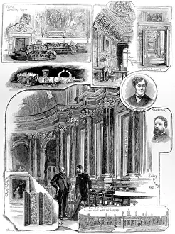 Scenes at the Drapers Company, London, 1884