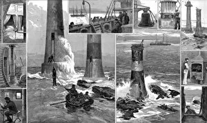 Scenes from the Eddystone Lighthouse, 1882