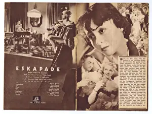 Hollywood Prints: Scenes from Escapade (1935) from Film Kurier magazine