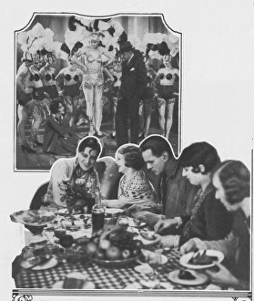 Images Dated 15th January 2013: Two scenes of the filming of the Return of the Rat (1929)