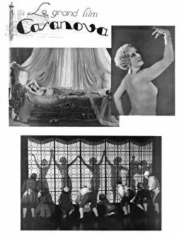 Ambiguous Gallery: Scenes from the French film Casanova, 1927