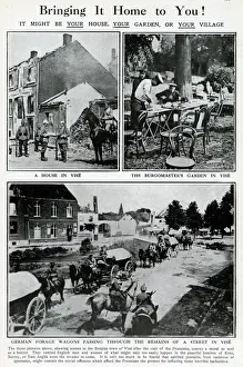 Forage Prints: Three scenes in German occupied Vise, Belgium, WW1