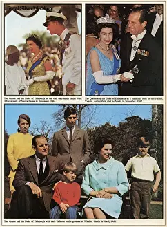 Scenes from the life of Queen Elizabeth II