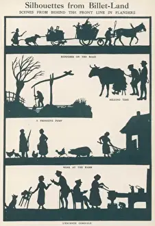 Milking Prints: Scenes from Behind the Front Line in Flanders