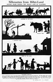 Billeted Prints: Scenes from behind the front line in Flanders, H. L. Oakley