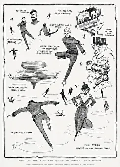 Spin Gallery: Scenes at Niagara skating rink in London during a visit by King Edward VII