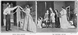 Two scenes from Peter Pan