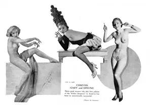 Scenes from the show Revue Folies Bergere at the French Casino, Chicago