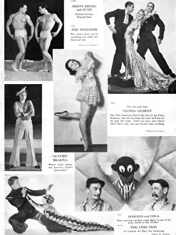 Scenes from the show Revue Folies Bergere at the French Casino, Chicago