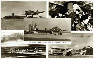 New Items From The Grenville Collins Collection Prints: Scenes of Ronaldsway Airport, Isle of Man