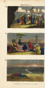 Images Dated 1st March 2020: Scenes in the Sahara desert, Africa, 1820