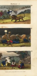 Images Dated 1st March 2020: Scenes from Tripoli in the Barbary States, 1820