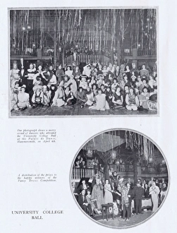 Images Dated 3rd May 2016: Two scenes of Univeristy College Ball held at the Palais de