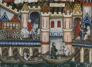 Seine Prints: Scenes from Vie de St. Denis. Saint Santin
