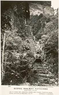 Funicular Prints: Scenic railway, Katoomba