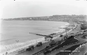 Recreation Prints: Scenic View of the Beach at Swanage