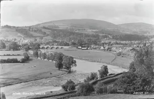 Powys Prints: Scenic View of Builth Wells