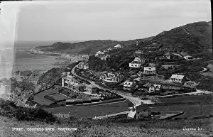 Mortehoe Prints: Scenic View of Coombes Late, Mortehoe