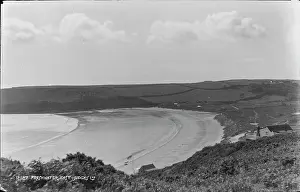 Freshwater Prints: Scenic View of Freshwater East