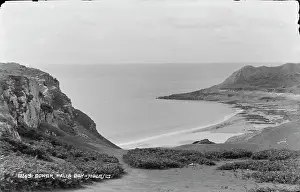 Swansea Prints: Scenic View of Gower Falls Bay