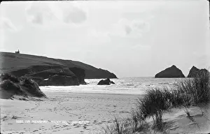 Scenic View of Holywell Bay