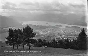Keswick Prints: Scenic View of Keswick and Derwentwater