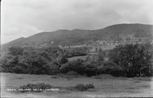 Overcast Prints: Scenic View of Malvern Hills
