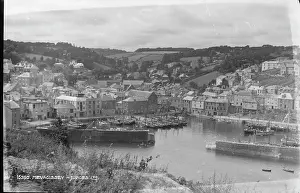 Mevagissey Prints: Scenic View of Mevagissey Harbour