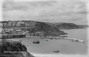 Mevagissey Prints: Scenic View of Mevagissey Harbour