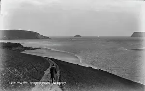 Padstow Prints: Scenic View of Padstow Harbour Mouth