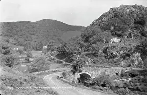 Scenic View of Pennant Valley near Criccieth