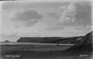 Scenic View of Polzeath Beach