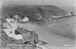 Nefyn Prints: Scenic View of Porthdinllaen, Near Nefyn