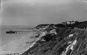 Totland Prints: Scenic View of Totland Bay