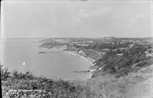 Totland Prints: Scenic View of Totland Bay