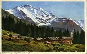 Interlaken Prints: Scenic View, Wengen, Interlaken-Oberhasli
