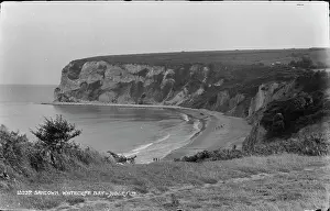 Sandown Prints: Scenic View of Whitecliff Bay