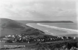 Woolacombe Prints: Scenic View of Woolacombe Beach
