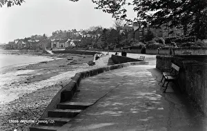 Shoreline Prints: Scenic Waterfront Pathway