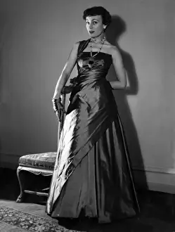 Tunic Prints: Schiaparelli Gown 1950S