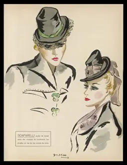 Directoire Prints: Schiaparelli Hats 1938