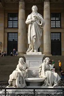 Schiller memorial, Gendarmenmarkt, Berlin