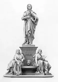 Schiller Prints: Schiller Statue