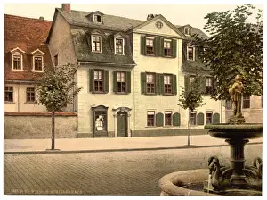 Schillers Prints: Schillers House, Weimar, Thuringia, Germany