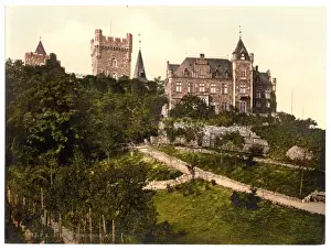 Schloss Klopp, Bingen, the Rhine, Germany