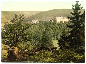 Schloss Prints: Schloss Schwarzburg, I. Thuringia, Germany