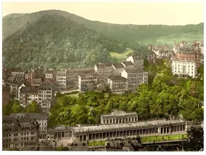 Carlsbad Prints: Schlossberg, Carlsbad, Bohemia, Austro-Hungary